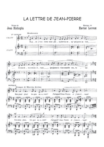 La lettre de Jean-Pierre